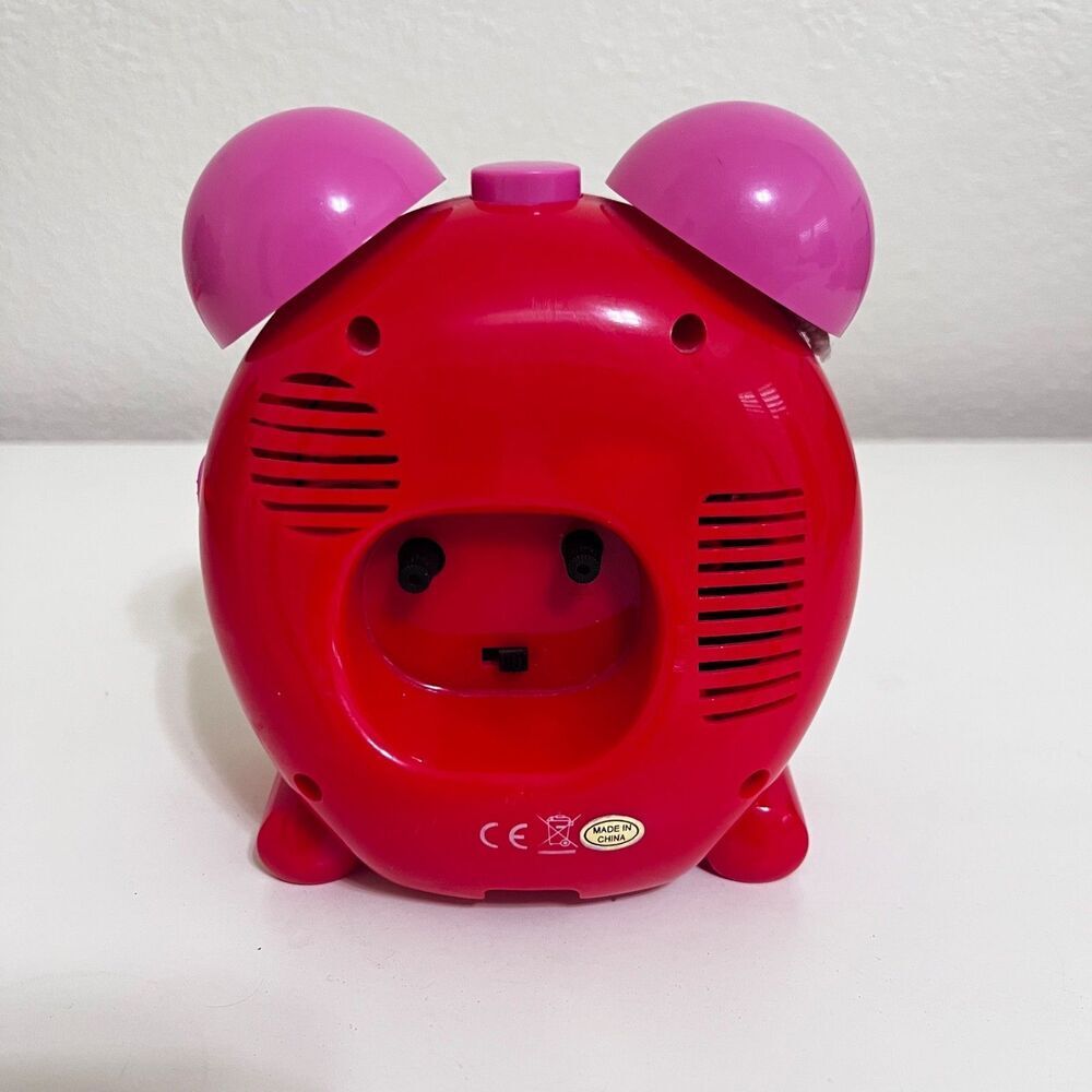 Sanrio Hello Kitty Alarm Clock 2010 Red and Pink Bows - Picture 11 of 14